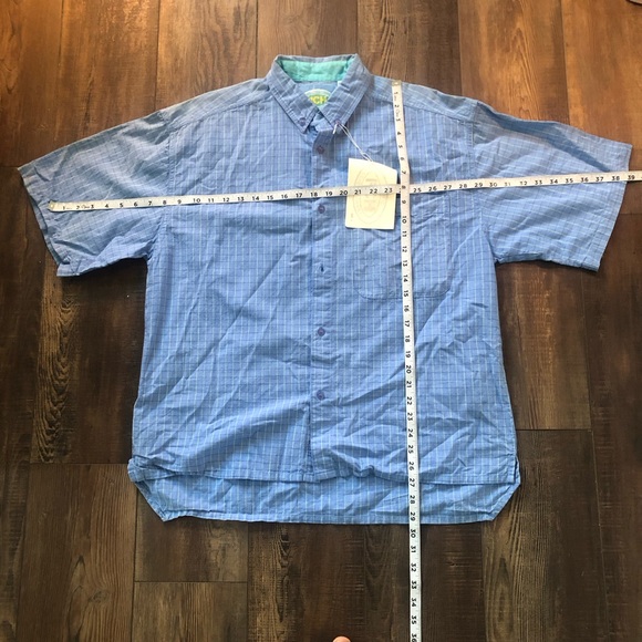 Pacific Coast Highway Button Down Short Sleeve Shirt Size Large 100% Cotton - Picture 7 of 7